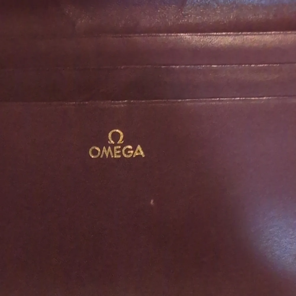 Omega Brown Leather Wallet